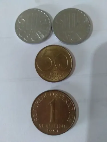 MOEDAS ÁUSTRIA 