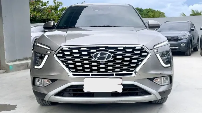 Creta 2.0 Flex Ultimate Automático - 22/23 - Top de linha - Teto solar - Bancos de couro!