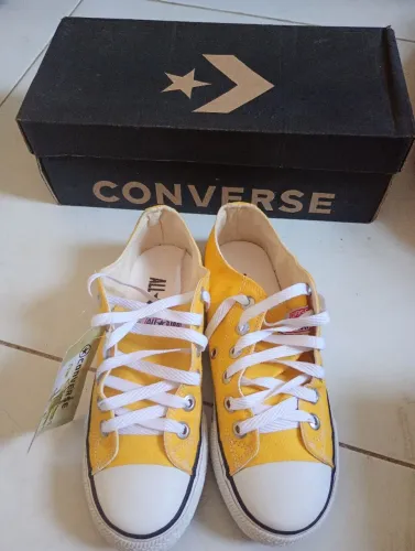 Tênis Converse All Star Amarelo Nº 36