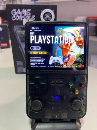 Console Portátil R36S 3.5" Retro, 32GB + 10000 Jogos Clássicos, Multifunção