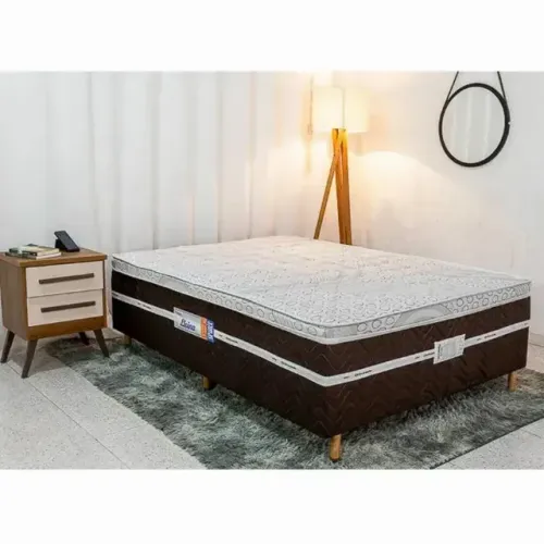 Cama Box Conjunto Casal com Molas Ensacadas - Super Promoção