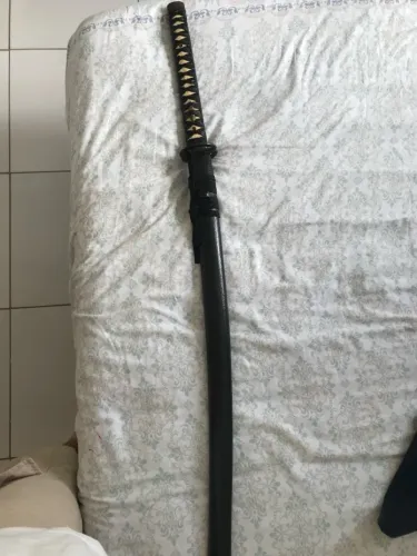Espada Katana Original para treinos de alto impacto e corte 