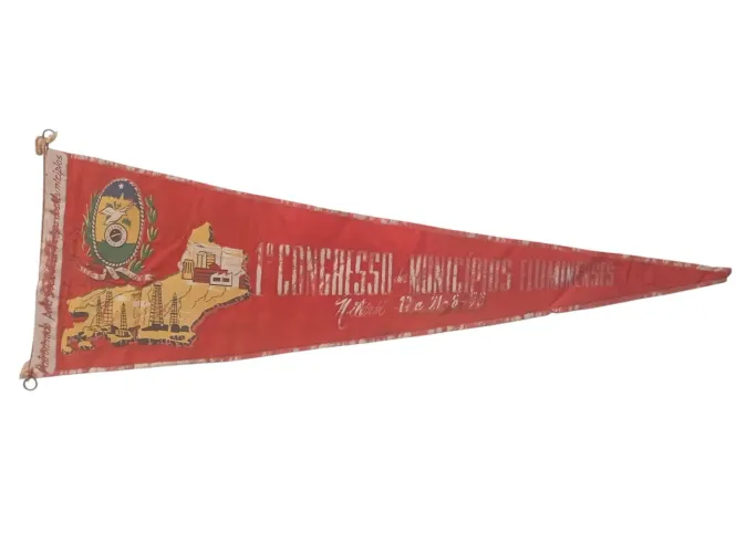 Bandeira do 1º Congresso de Municípios Fluminenses