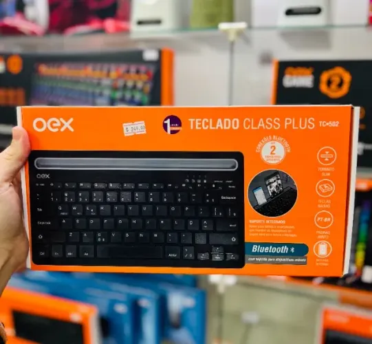 Teclado Bluetooth Com Bateria