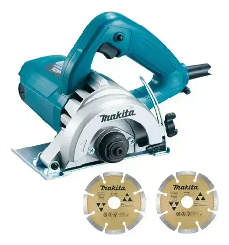 Serra Mármore Profissional 4100NH3ZX2 1300W com 2 Discos Makita Original