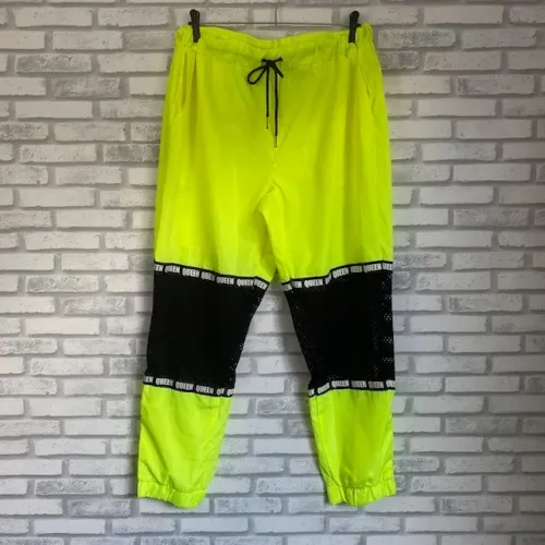 Calça Agasalho Verde-Limão Neon New Look Supreme Tamanho GG