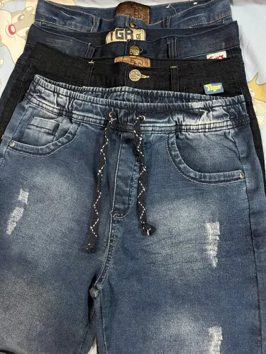 Lote bermuda jeans infantil Tigor 