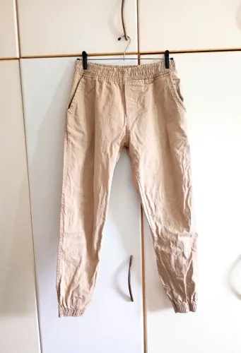 Calça Jogger masculina Bege