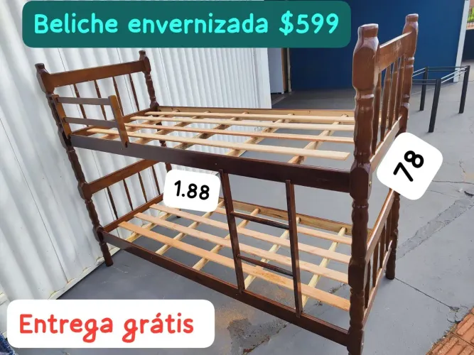 Beliche envernizada por apenas $599!