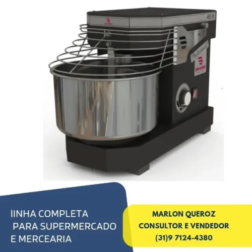 Amassadeira Espiral 10 Velocidades Braesi 5KG