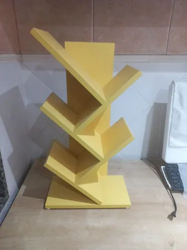 Estante para Livros Amarela Moderna