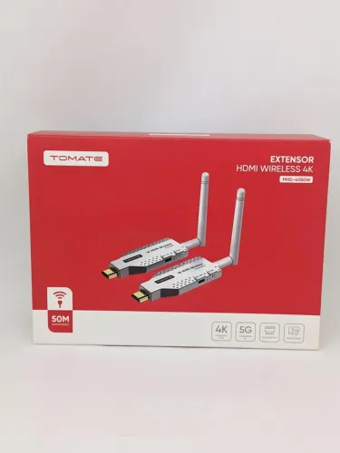 Extensor HDMI Wireless 4K 5G - 50m - Tomate