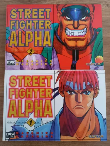 Street Fighter Alpha - Mangás (Volumes 1 e 2)