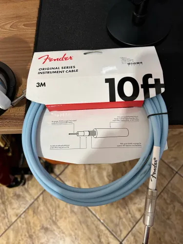 Cabo para Guitarra ou violão 3 m series?s Daphne Blue Fender 