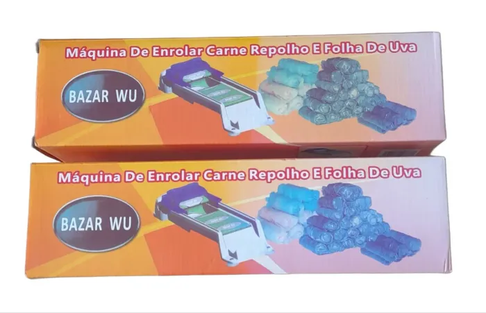 Maquina de enrolar carne repolho e folha de uva