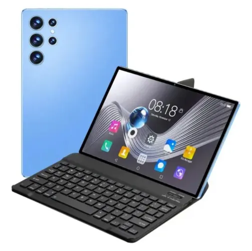 Tablet com teclado e design moderno