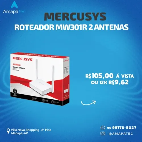 Roteador Mercusys 300Mbps