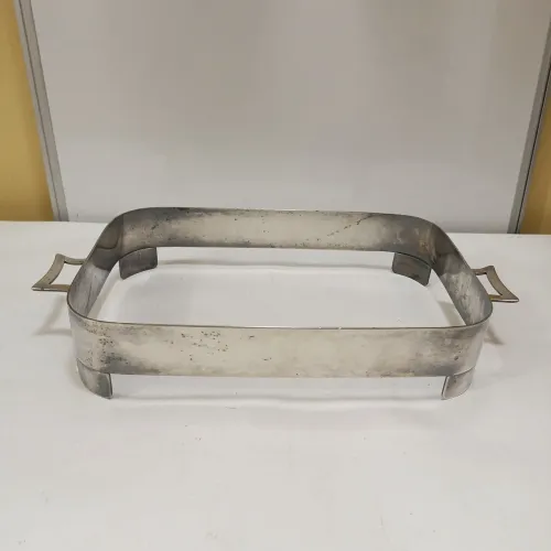 Suporte para travessa em banho de prata