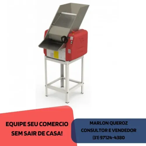 Cilindro de Massas Industrial 40 Cm Braesi Monofásico Novo
