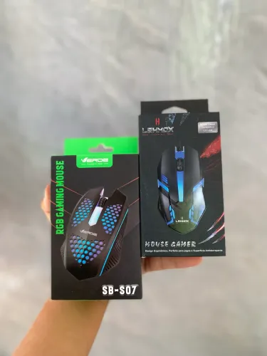 Mouse USB gamer com fio - ENTREGA A DOMICÍLIO