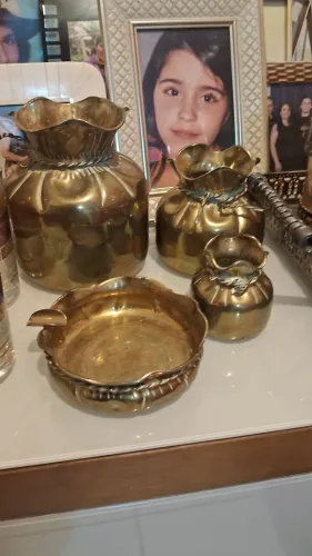 Antigos Vasos Cachepot em Bronze belíssimas peças 