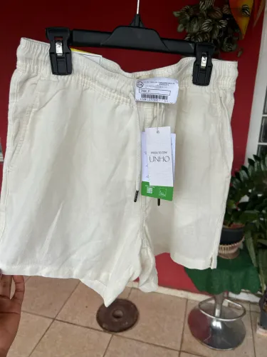 Shorts Linho Novo P, M, G, GG