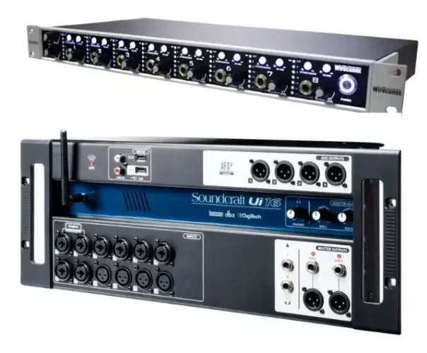 Mesa UI16 com Amplificador WHA8X2