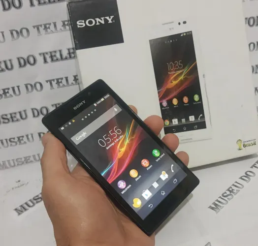  Sony Xperia c Black celular antigo RELÍQUIA impecável 