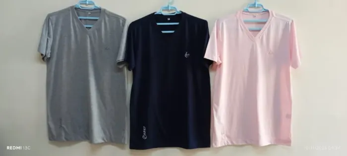 Kit C/3 Camisetas Masculinas Tamanho P Marca Aref NOVAS
