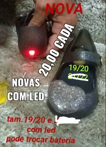 Sapatilha Baby nova 19/20