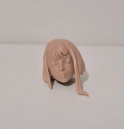 Cabeça feminina em escala 1/6 Para Action Figures Lucy Kushida Cyberpunk Edgerunners