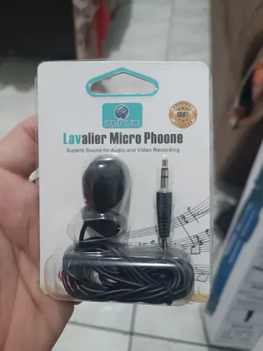 Microfone Lapela para Celular - Renux - Novo