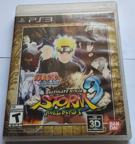 Naruto Shippuden: Ultimate Ninja Storm 3 Playstation 3 PS3 em Uberlândia e Uberaba.