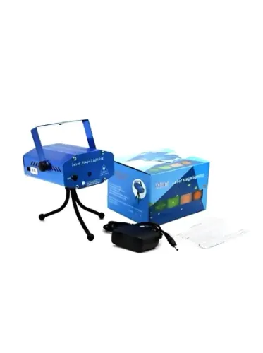Canhão De Luz Mini Laser Projetor Holográfico Stage Lighting
