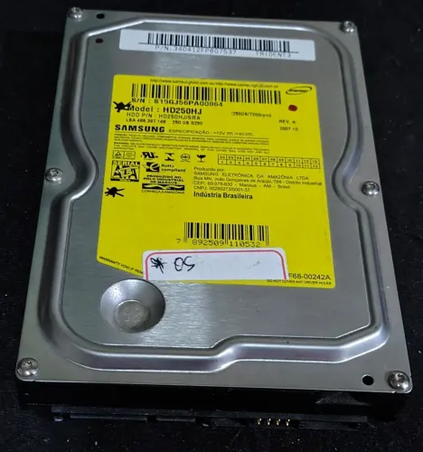 HD Samsung 250GB - HD250HJ