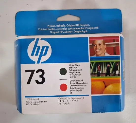 Cartucho Cabeça de impressão HP 73 Preto Fosco / Vermelho Cd949a Z3200