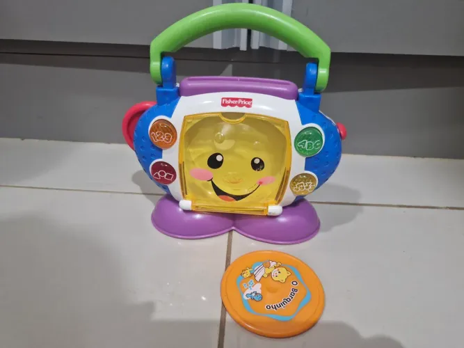 Fisher-Price - Cd Player - Brincar e Aprender - 1 disco