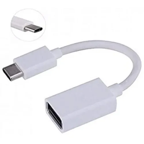Cabo Adaptador Otg Type C X USB Fêmea 3.0 10cm Celular Smartphone IT-Blue .