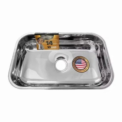 Cuba de Aço Inox American Steel - 14cm