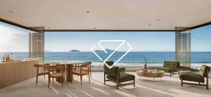 Mar Delfim Moreira - Apartamento com 4 suítes à venda, 332 m² por R$ 34.000.000 - Leblon -