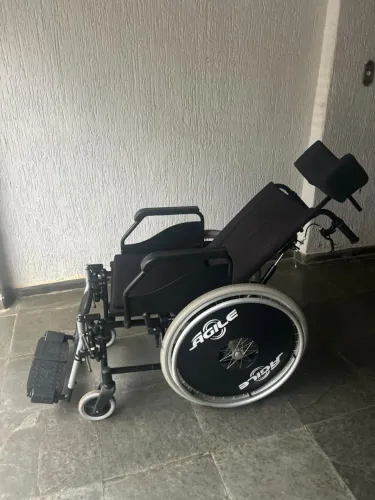 Cadeira de rodas  alumínio ágile reclinável- Jaguaribe 