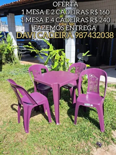 CADEIRAS LILAS ENTREGO HOJE