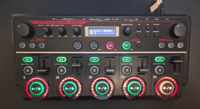 Boss RC-505 + Ampero Control + Ampero Switch + Boss FS-6
