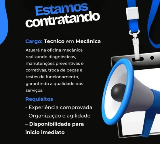Vaga de mecanico