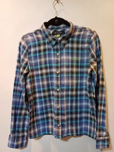 Camisa feminina Ellus xadrez, tam.M.