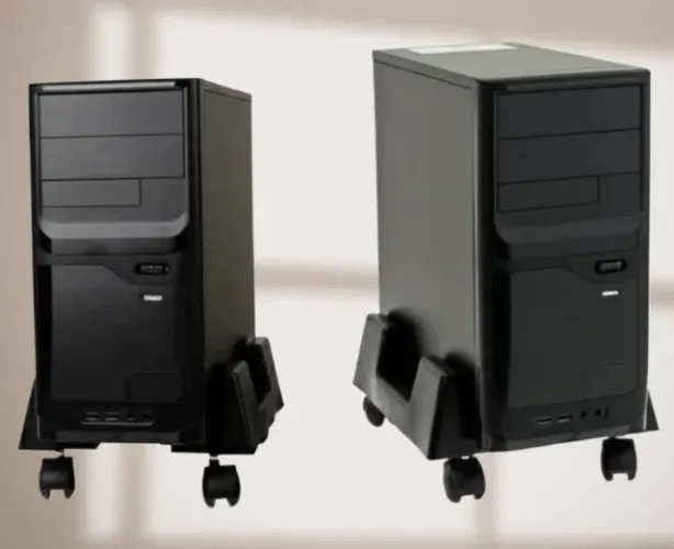 Suporte Para CPU / Computador Ajustável Rodizios - Novo