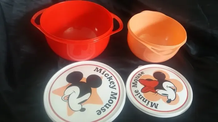 Kit com 2 potes Mickey Minnie