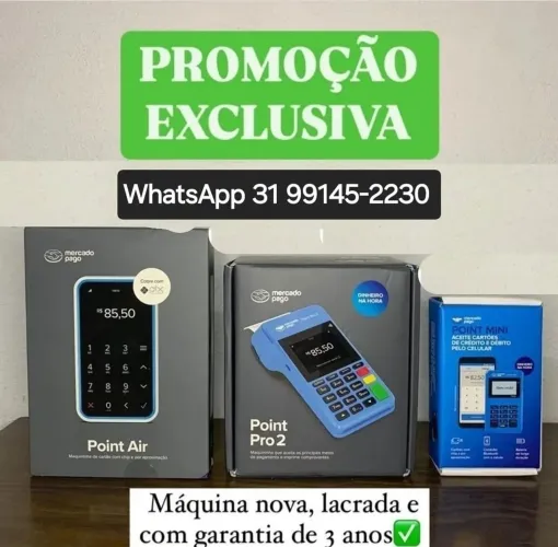 Maquininha de cartão - Lacrada e com garantia
