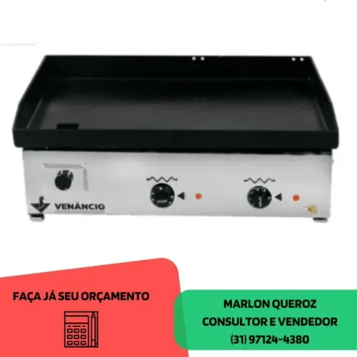 Chapa de Lanches Elétrica 65CM Venâncio