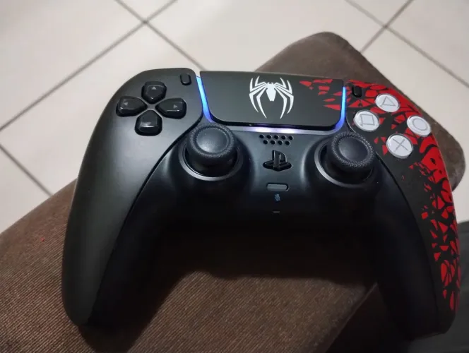 Controle dualsense Spiderman!